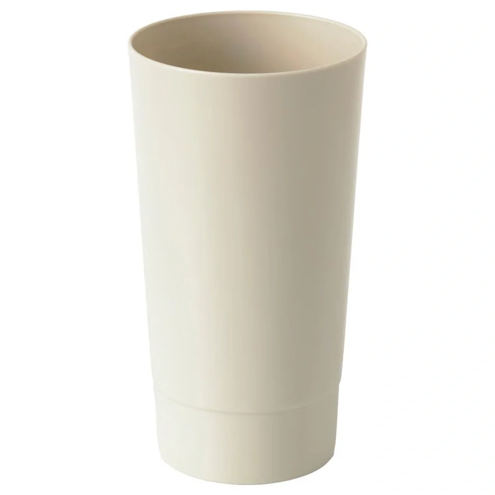 VITABBORRE 24 oz Beige Plastic Tumblers - Set of 4